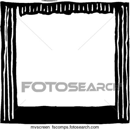 450x450 Clipart Of Movie Screen Mvscreen