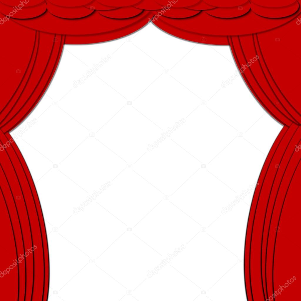 1024x1024 Illustration Of A Stage Curtain Stock Photo Pdesign