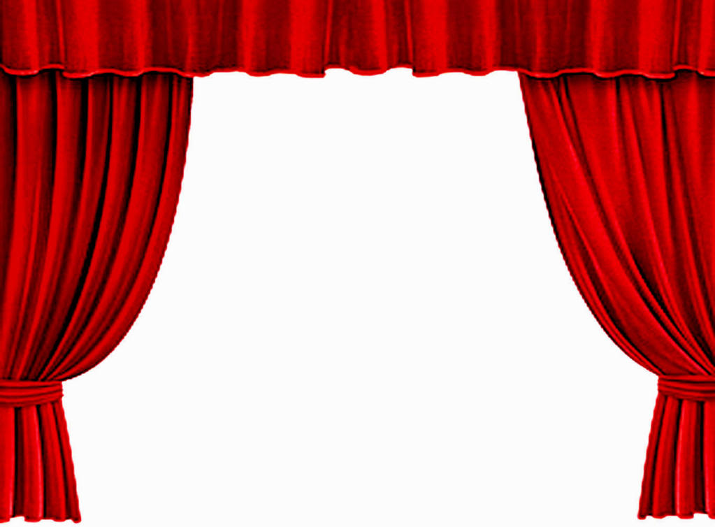 1023x754 Red Stage Curtain Clipart