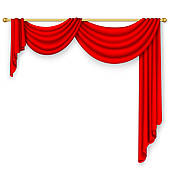 170x170 Royalty Free Curtain Clip Art