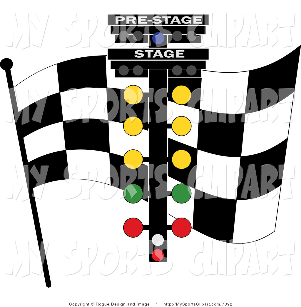 1024x1044 Sports Clip Art Of A Checkered Flag And Racing Lights By Pams