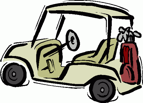 490x353 Golf Cart Clip Art