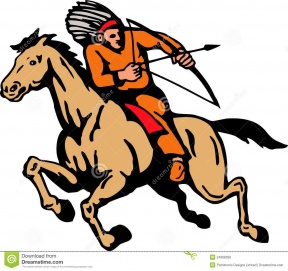 288x271 Indian Horse Cart Clipart