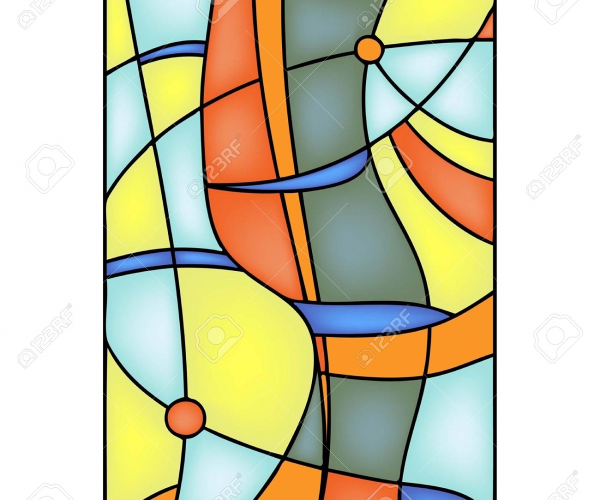 1200x1000 Fascinating Floral Motif Stained Glass Stock Cliparts Then Royalty