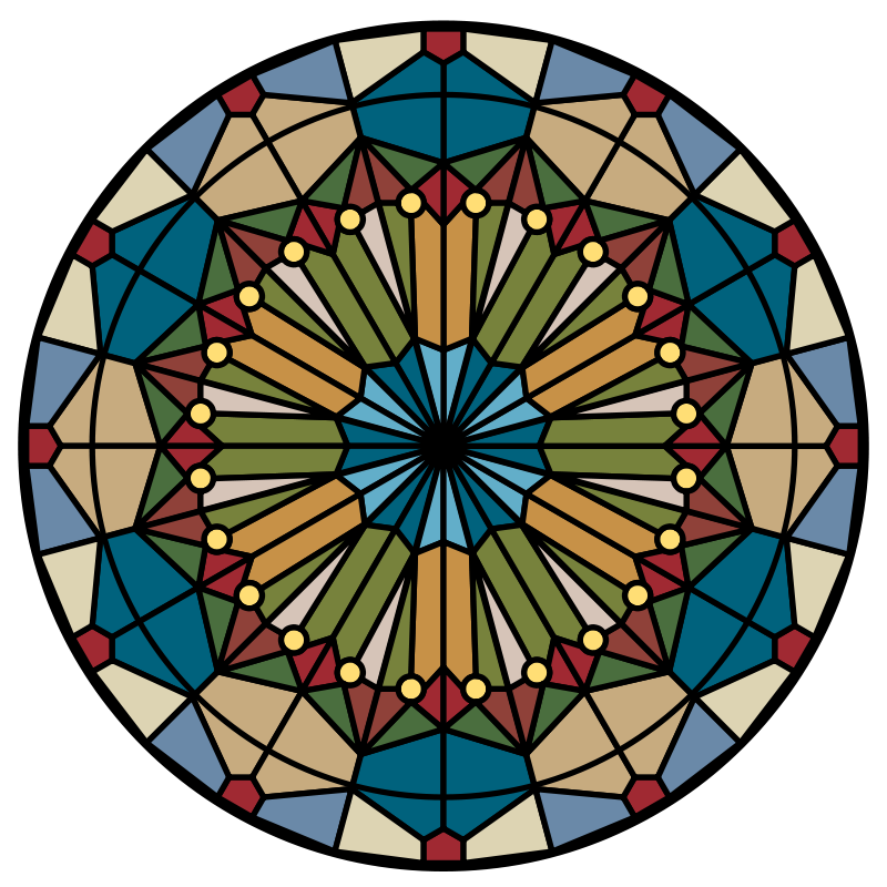 800x800 Free Stained Glass Clip Art