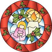 170x170 Stained Glass Clip Art