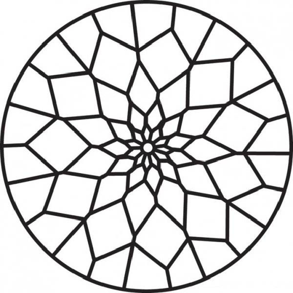 600x600 Stained Glass Designs Clip Art Cliparts