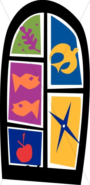 297x612 Stained Glass Clipart Symbol