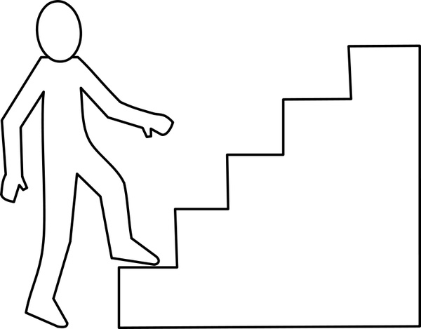 600x469 Escalier Staircase Free Vector In Open Office Drawing Svg ( Svg