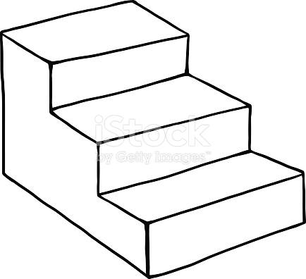 434x396 Stairs Clipart Three