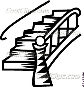 287x300 Stairs Vector Clip Art