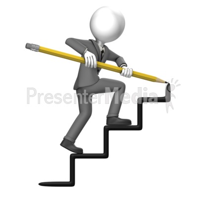 400x400 Stairs Clipart Man