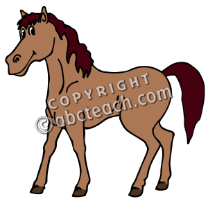 300x300 Clip Art Cartoon Horse Clipart Panda