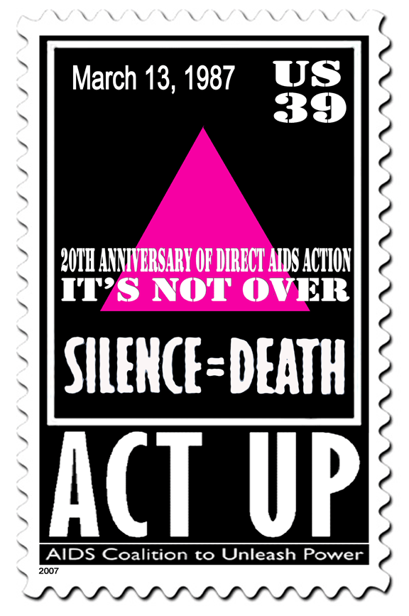 576x867 Act Up's 20th Anniversary Stamps