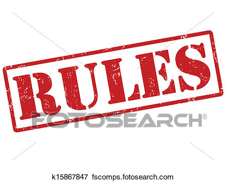 450x363 Clip Art Of Rules Stamp K15867847