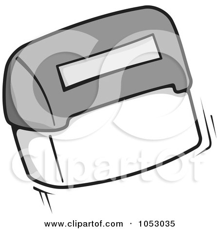 450x470 Royalty Free Vector Clip Art Illustration Of A Flip Rubber Stamp