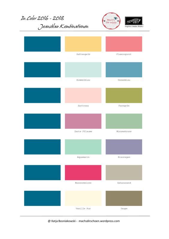 564x798 32 Best Farbkombinationen Stampin' Up! Images Cards