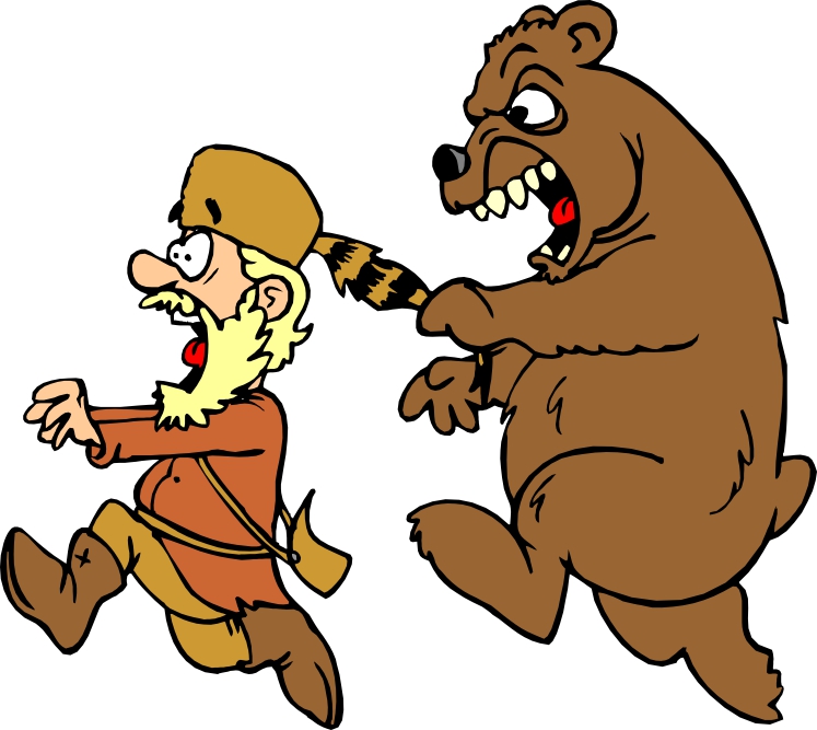 747x667 Scary Clipart Bear