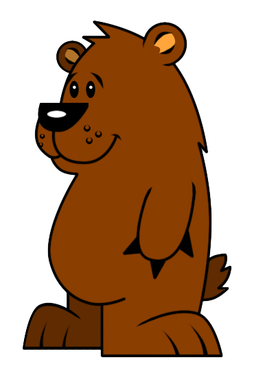 370x547 Standing Bear Clipart Free Images