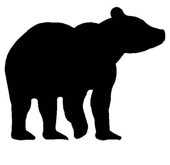 566x550 Best Bear Silhouette Ideas Animal Silhouette