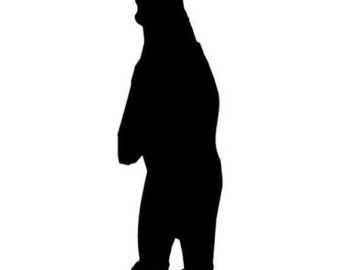 340x270 Grizzly Bear Decal Etsy
