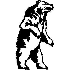 Standing Bear Outline | Free download on ClipArtMag