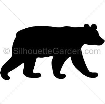 336x334 The Best Bear Silhouette Ideas Animal