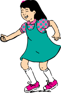 198x299 Girl Standing Clip Art