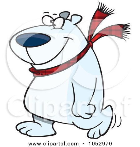 450x470 Royalty Free (Rf) Clip Art Illustration Of A Cartoon Cold Polar