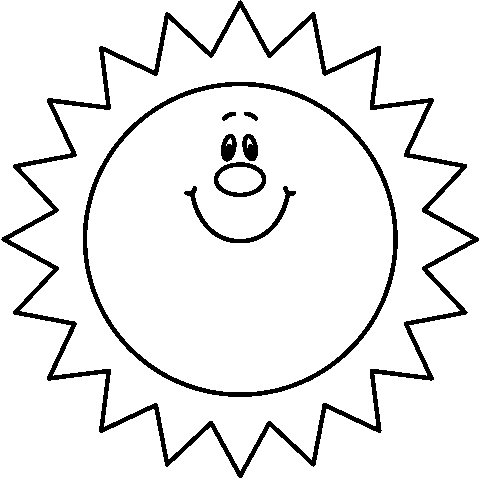 483x479 Sun And Moon Clipart Black And White