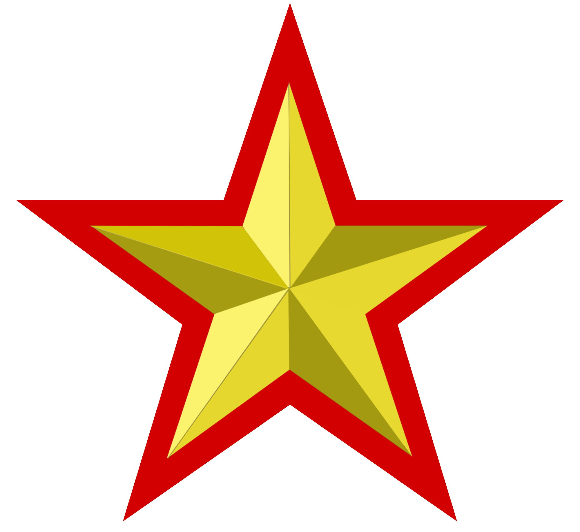 2000x1833 Red Star Border Clip Art