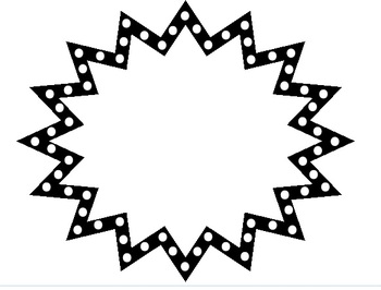 350x266 Starburst Clipart Black And White Free
