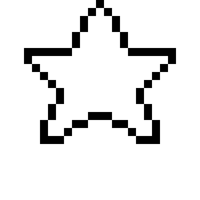 400x400 Star Outline Star Clip Art Outline Black And White Free