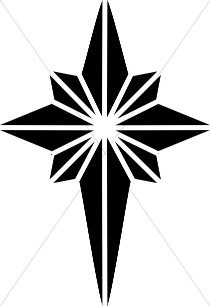 421x612 Stars Clipart Jesus