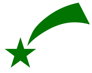 304x242 Free Green Star Clipart