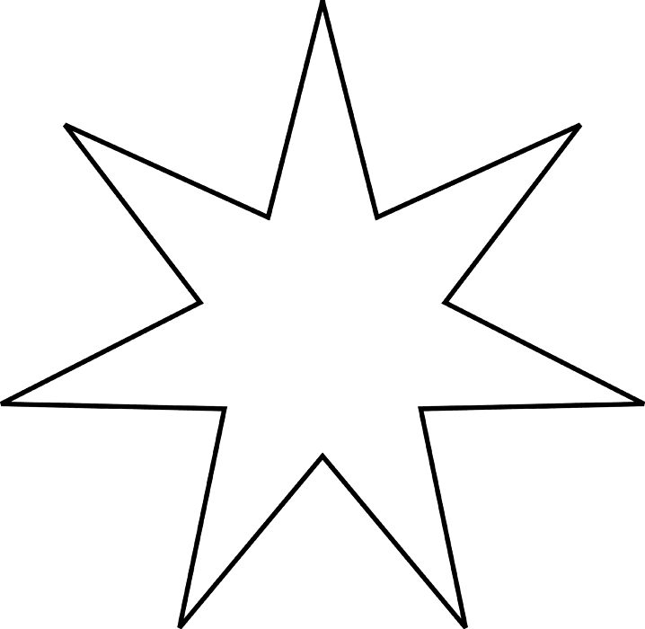 718x700 Star Black And White Shooting Stars Clipart Free Download Clip Art