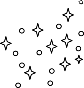 285x298 Stars Outline Clip Art