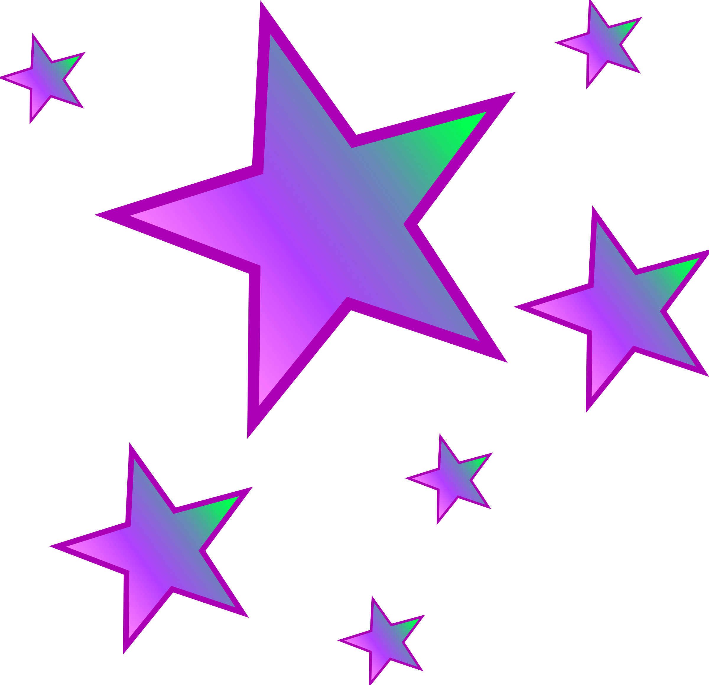 2400x2320 Pink Clipart Shooting Star