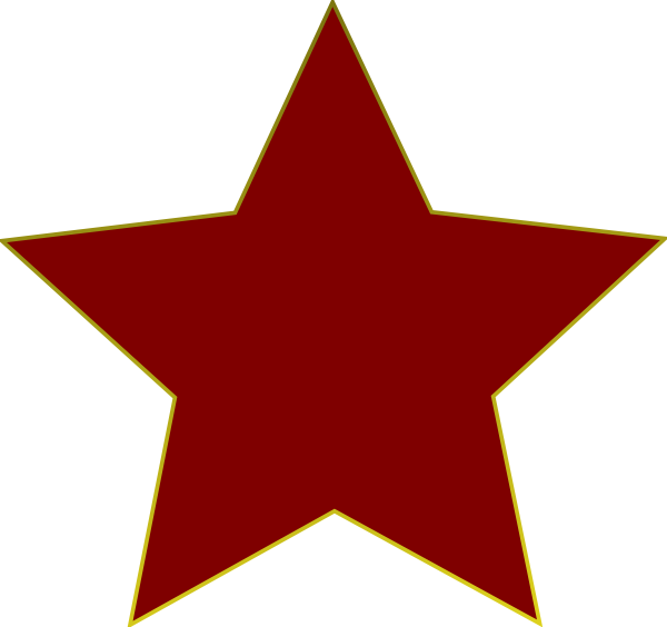 600x564 Red Star Clip Art