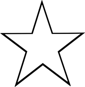 293x300 Star Outline Clip Art Many Interesting Cliparts
