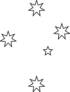 228x299 Southen Cross Clip Art