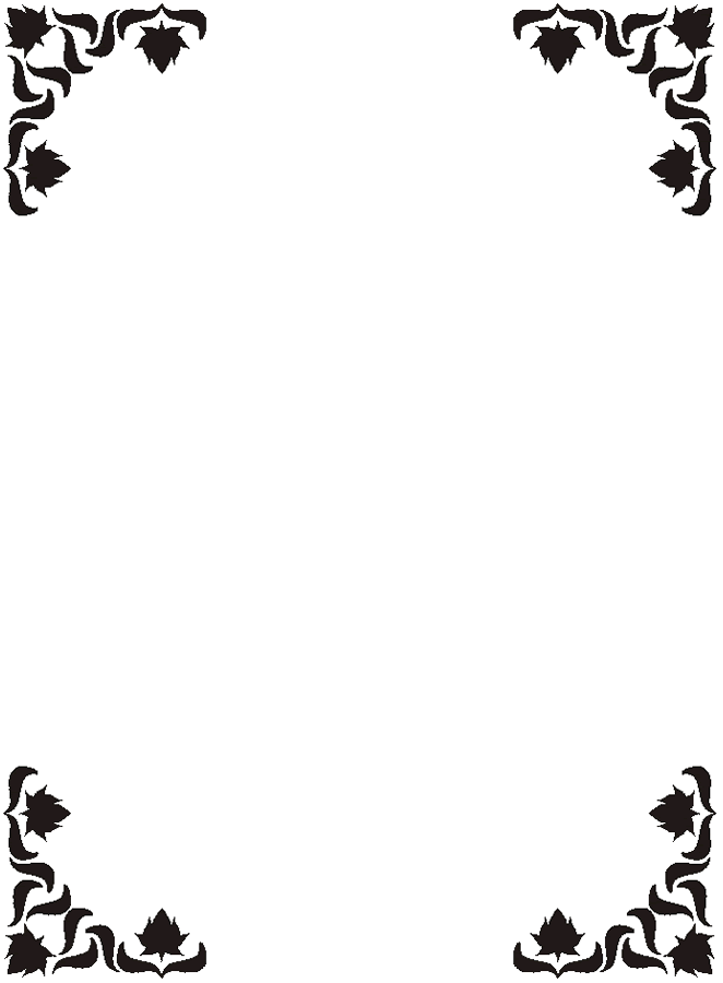662x900 Corner Page Border Clipart