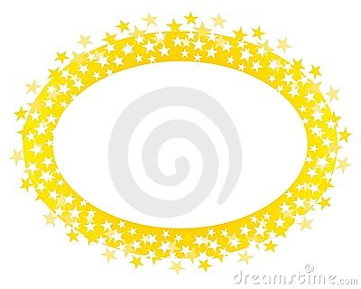 400x320 Gold Star Border Clip Art