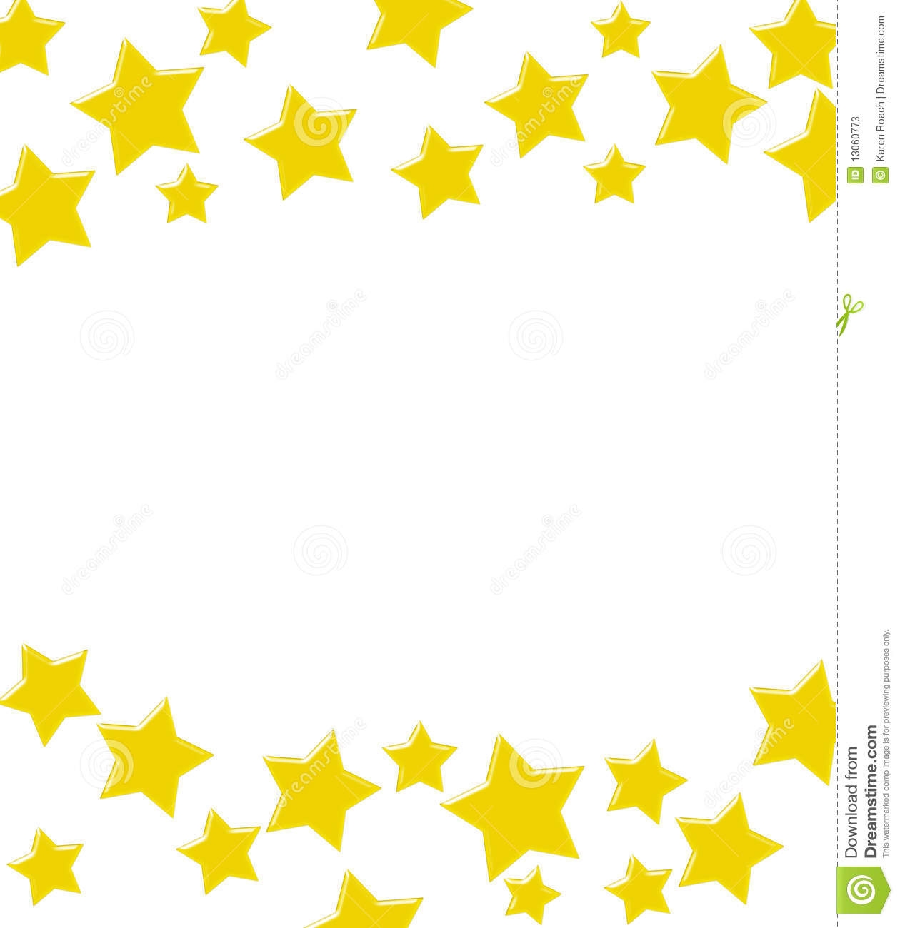 1260x1300 Gold Star Border Clipart