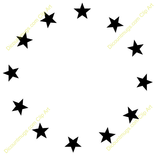 500x500 Star Clip Art Circle Cliparts
