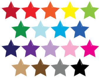 340x270 Star Clip Art Polka Dot Stars Clip Art Rainbow Star Clip