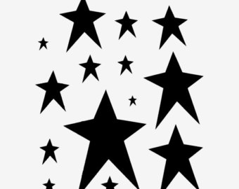 340x270 Star Silhouette Clip Art