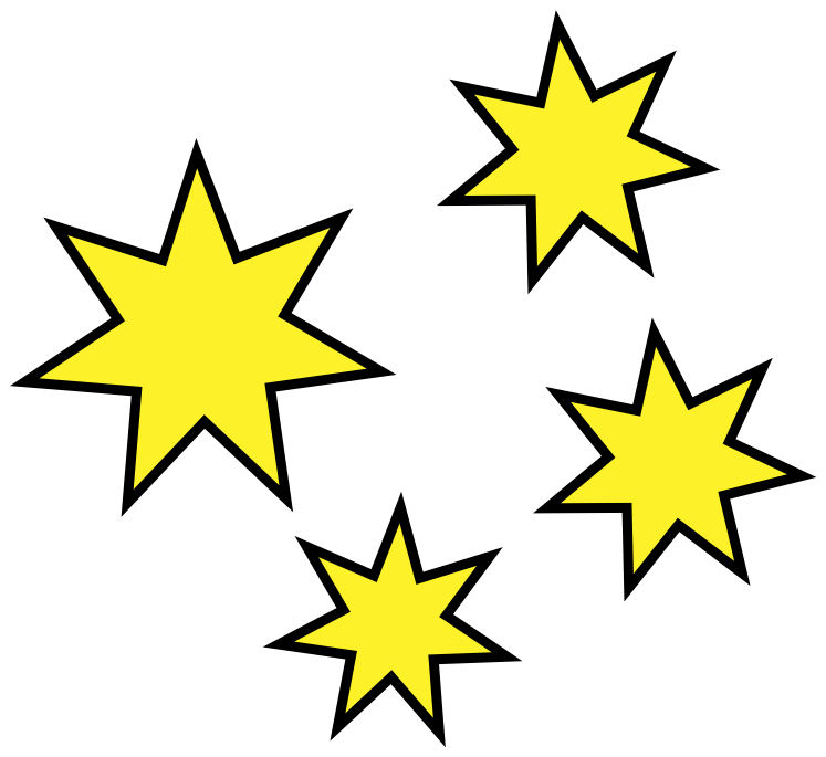 747x685 Cartoon Stars Clipart