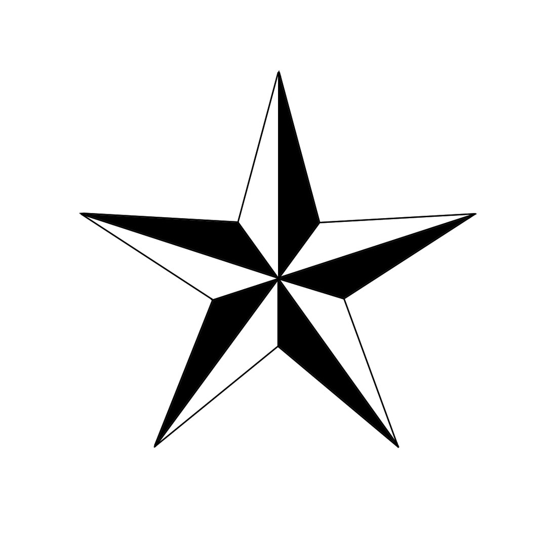 1100x1100 How To Draw A Nautical Star 6 Steps (With Pictures)