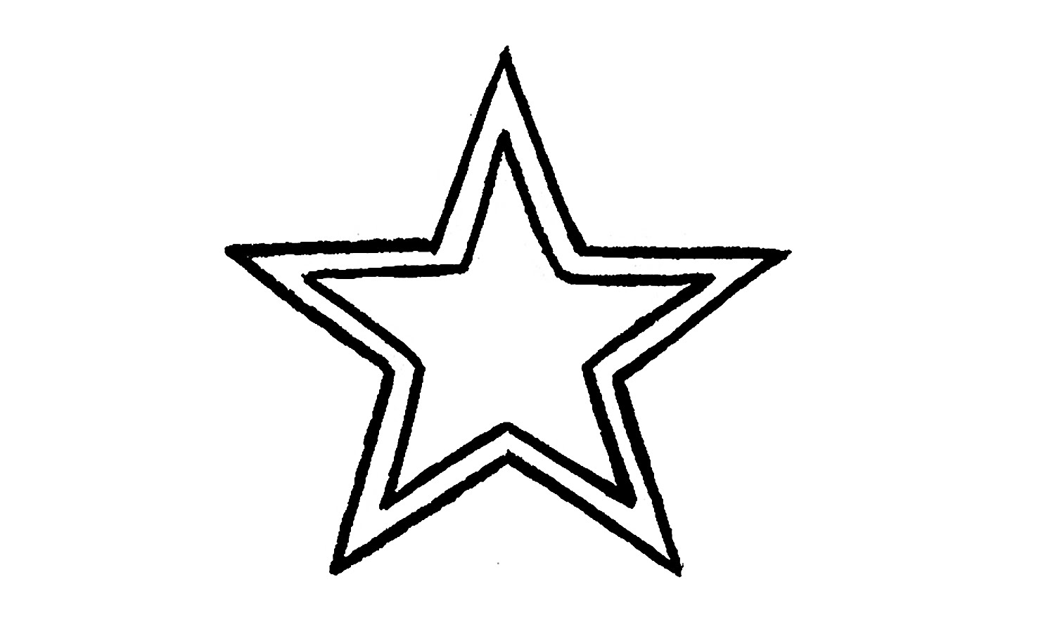 Звезда рисунок карандашом